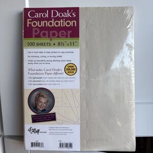 Carol Doak's Foundation Paper 8.5-x-11-inch